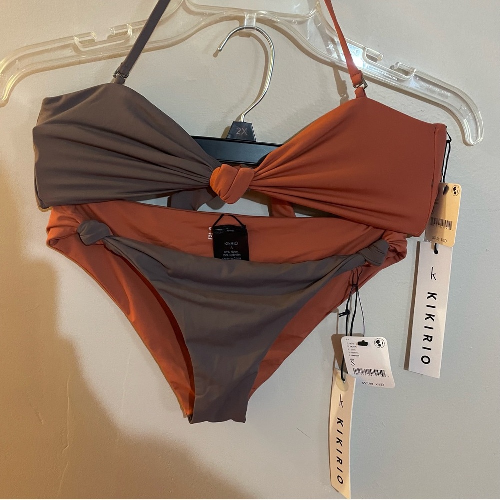 Kikirio Two-Tone Bikini Set